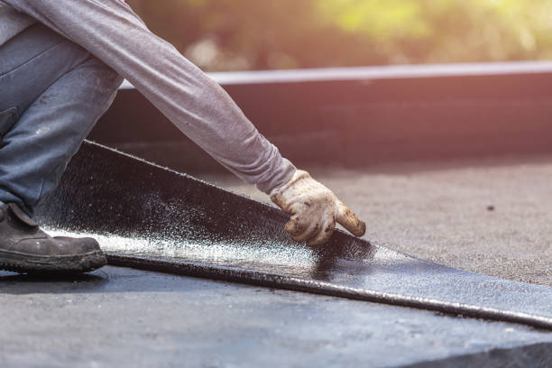 Professional Emergency Waterproofing technician working in Saint Charles, MI